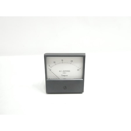 Simpson PANEL 0-25A AMP AMMETER 2153